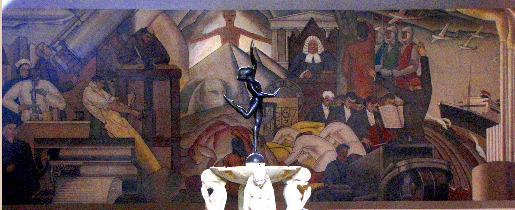 The Progress of Man, 1935, Baranceanu, mural