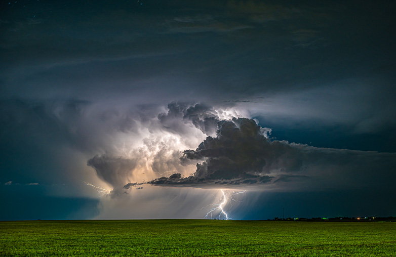 Lightning on the Eastern Plains by Jeremy Janus