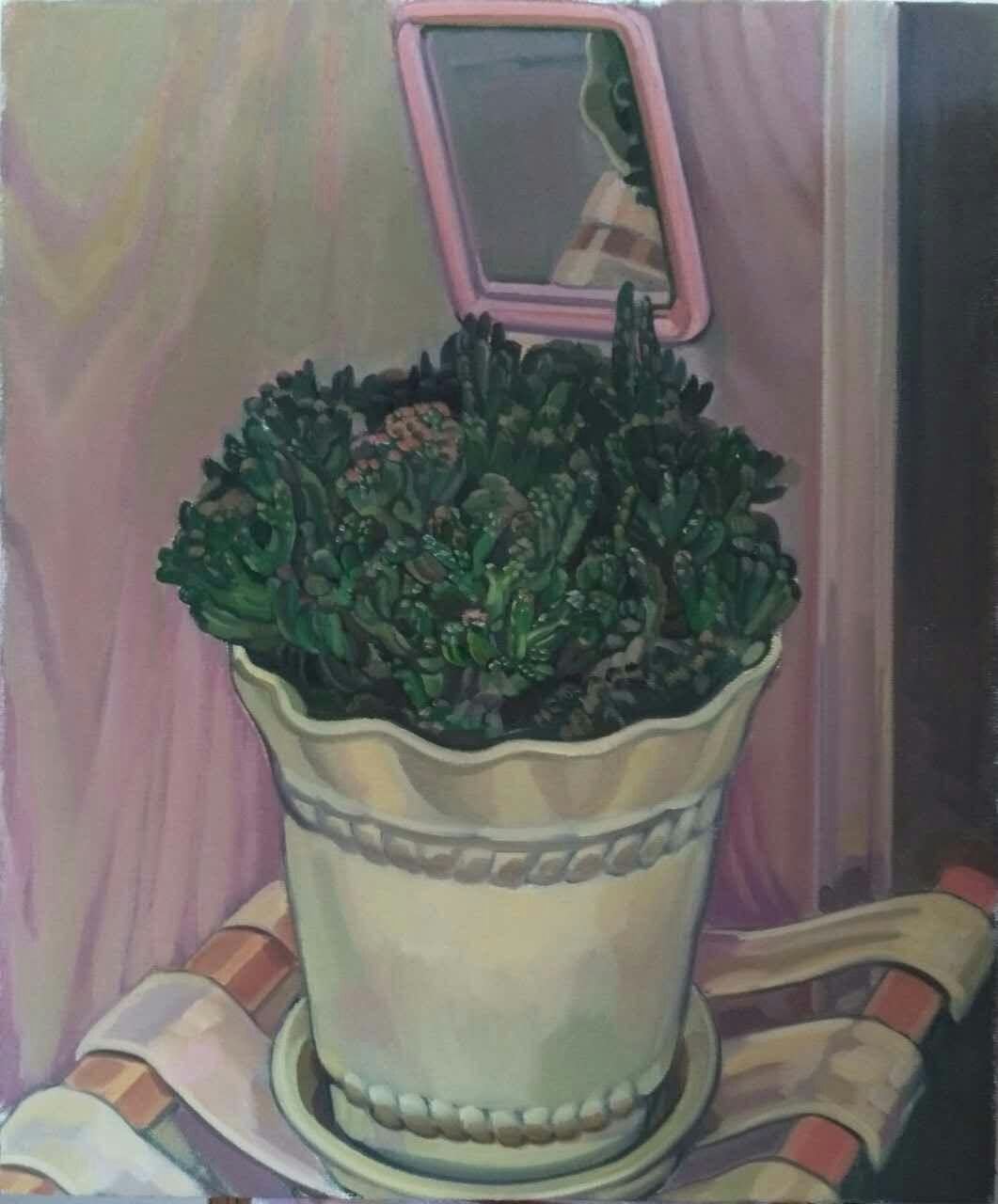 Plant, oil by Marvin Song